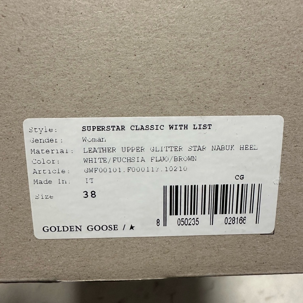 Golden Goose Super-Star Sneakers with Brown Accent - Picture 15 of 16